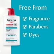 Eucerin Intensive Repair Body Lotion for Dry, Flaky Skin, 33.8 fl oz Pump Bottle