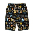 thumbnail image 5 of Rocae Basketball for Men's Swim Trunks Quick Dry With Two Side Pockets and One Lined Patch Pocket3X-Large, 5 of 9