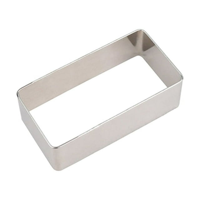 Maytalsory Non-Toxic Stainless Steel Cookie Mold Convenient And Safe Baking Tool Wide Application Long square XS 1Set