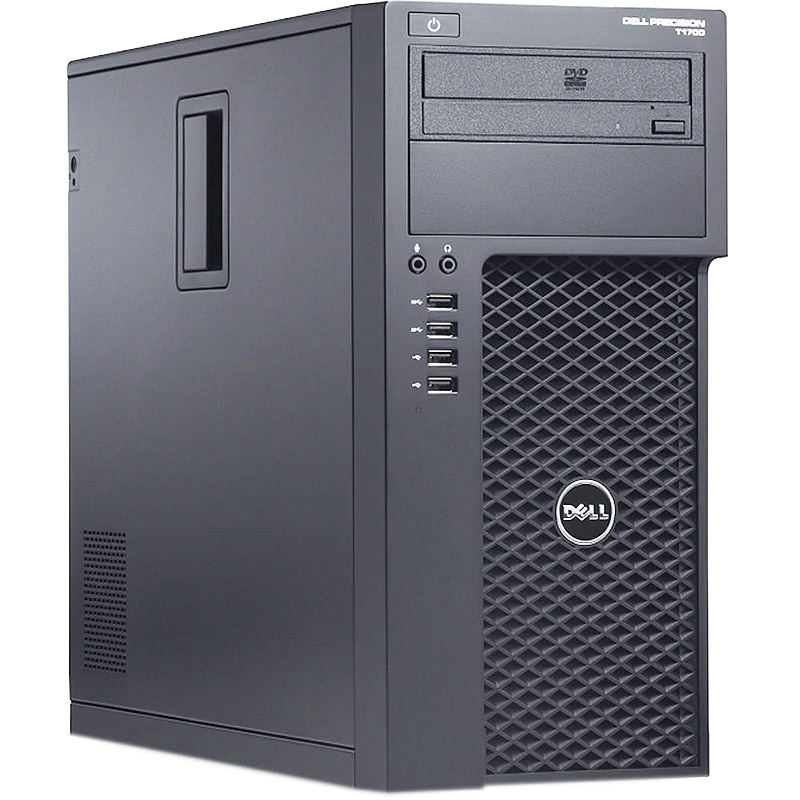 Dell Precision T1700 Computer Tower Core i7 3.4GHz 16GB 2TB HD Windows 10 Pro PC