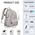 thumbnail image 6 of Animal Beagle Cute Dog Backpack for School,Cute School Bag,Schoolbag with Adjustable Shoulder Straps & Padded Back,13.4"x11"x4.7", 6 of 6