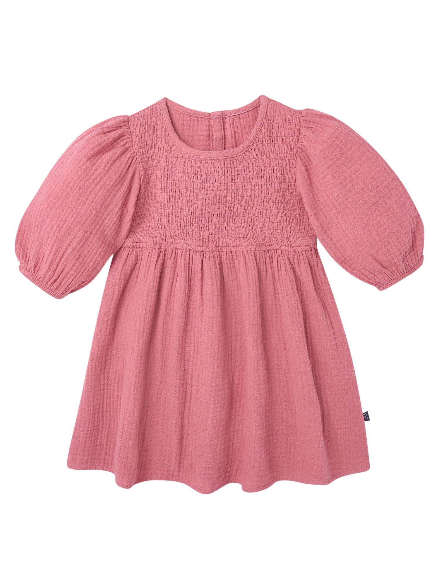 Modern Moments by Gerber Toddler Girl Smocked Dress, Sizes 12 Months - 5T