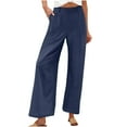 thumbnail image 1 of Abcnature Pantalon Grand Décontracté pour Femmes Taille Haute, 1 of 4