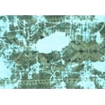 thumbnail image 1 of Ahgly Company Indoor Rectangle Abstract Light Blue Modern Area Rugs, 5' x 8', 1 of 4