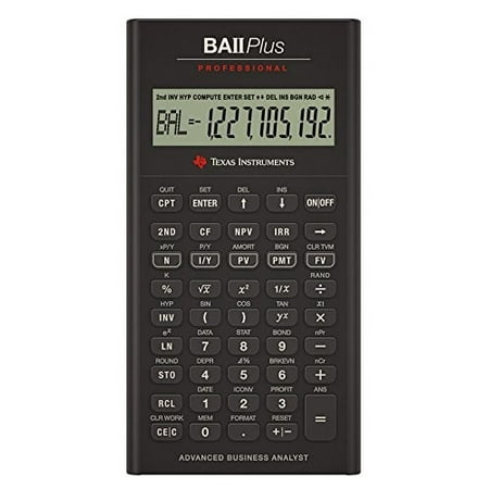 Texas Instruments BA II Plus Professional Financial (Best Android Financial Calculator)
