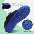 thumbnail image 3 of Barerun Kids Boy Girls Shoes Anti Slip Sneakers , Wide Rubber Sole Closed Toe, 2 Big Kid, 3 of 8