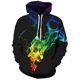 thumbnail image 3 of Nueva sudadera con capucha unisex estampada con estampado novedoso en 3D, sudadera con capucha y bolsillo, ropa de calle holgada y cómoda, 3 of 5