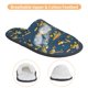thumbnail image 3 of Fotbe Modern Excavator Pantuflas Peludas para Mujer con Estampado, Zapatillas de Peluche, Zapatos de Invierno para Casa, Uso Interior y Exterior-Large, 3 of 8