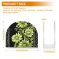 thumbnail image 4 of Yayeee Napkin Holder for Table Kitchen Paper Tissue Organization, Green Flowers, 4 of 8