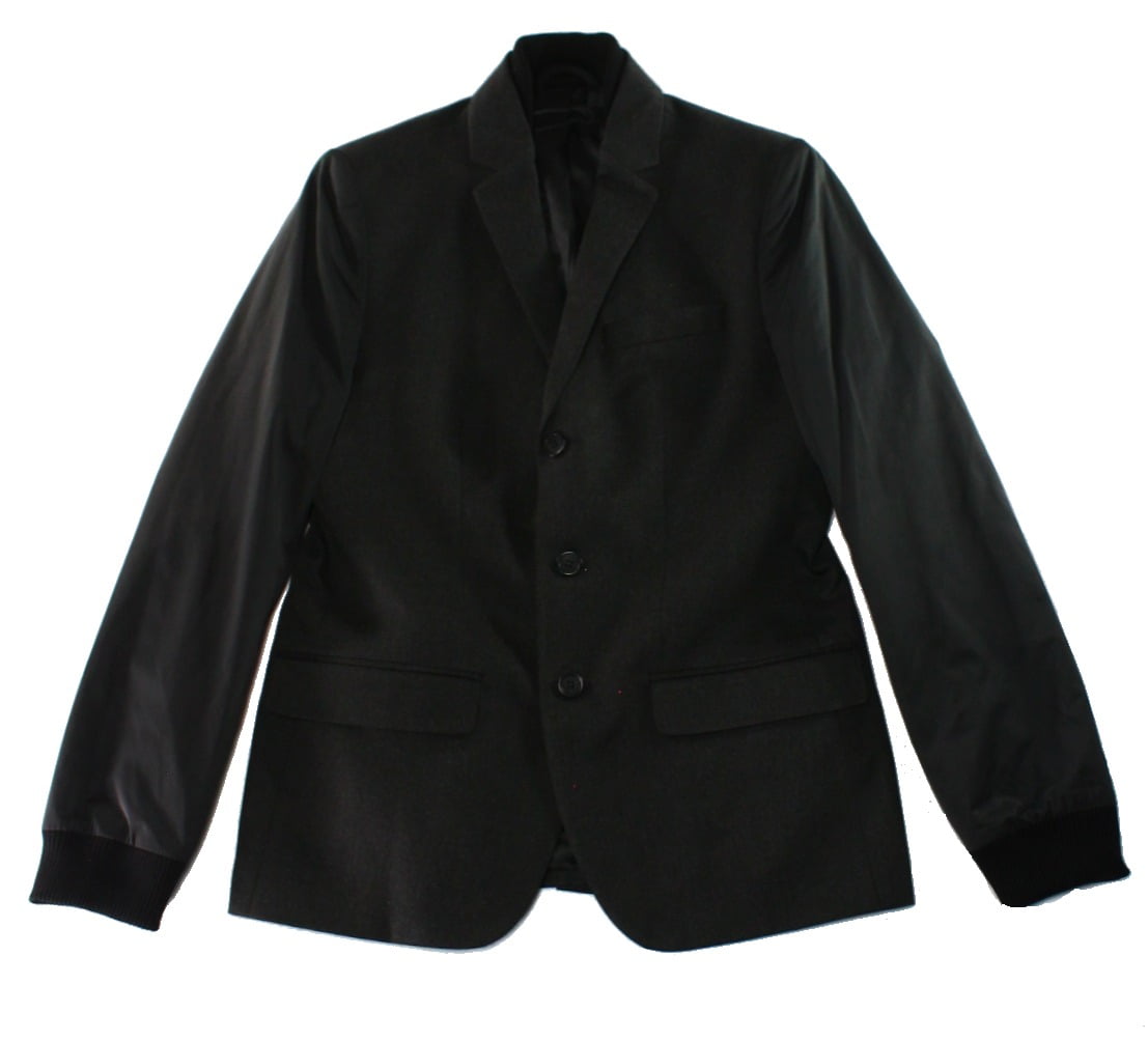 kenneth cole leather blazer