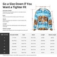 thumbnail image 5 of Kdxio Animals on Noah's Ark Floating Print Women Men Sun Protection UPF 50+ Jackets Zip Up Long Sleeve Hoodie Hiking Lightweight with Pockets, 5 of 7
