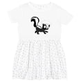 thumbnail image 3 of Inktastic Cute Woodland Animal Skunk Girls Toddler Dress, 3 of 5
