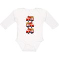 thumbnail image 3 of Inktastic Fire Truck Firefighter Bear Boys or Girls Long Sleeve Baby Bodysuit, 3 of 5