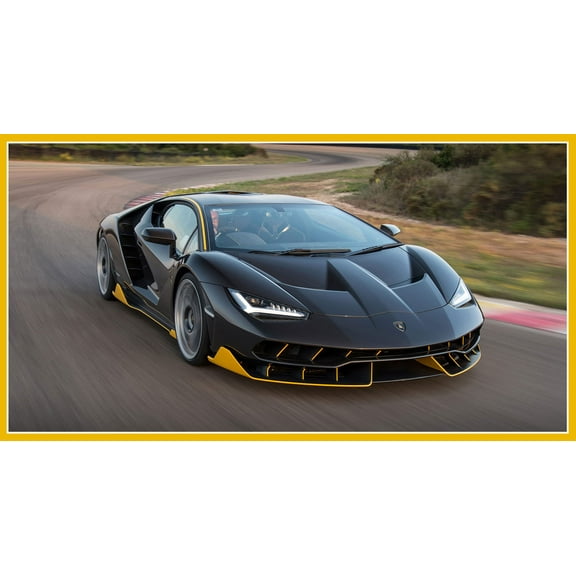 Wall Art Impressions 24x45in 2017 Centenario Photographic Print Poster Luxury Sports Cars - Lamborghini photo