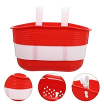 UPOUART 2pcs Front Basket For Bike Plastic Round For Daily Use