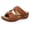 Brown, variant on Abcnature Women Sandals Clearance 2023! Women's Platform Wedge Sandals with Arch Support Fashion Casual Comfortable Slippers Solid Color Platform Wedge Shoes Summer Athletic Outdoor Beach Sandals