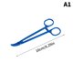 thumbnail image 1 of 1 pinza hemostática de plástico para uso médico, alicates de boca afilada, pinza de esponja de algodón quirúrgica, herramientas de primeros auxilios para exteriores, 1 of 6