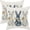 Blue Bunny, variant on Easter Pillow Covers 16 x 16 Inch Set of 2 for Cute Rabbit Bunny Eggs Floral Decor Throw Pillows Spring Flower Outdoor Holiday Farmhouse Decorative Cushion Cases for Couch Decoration