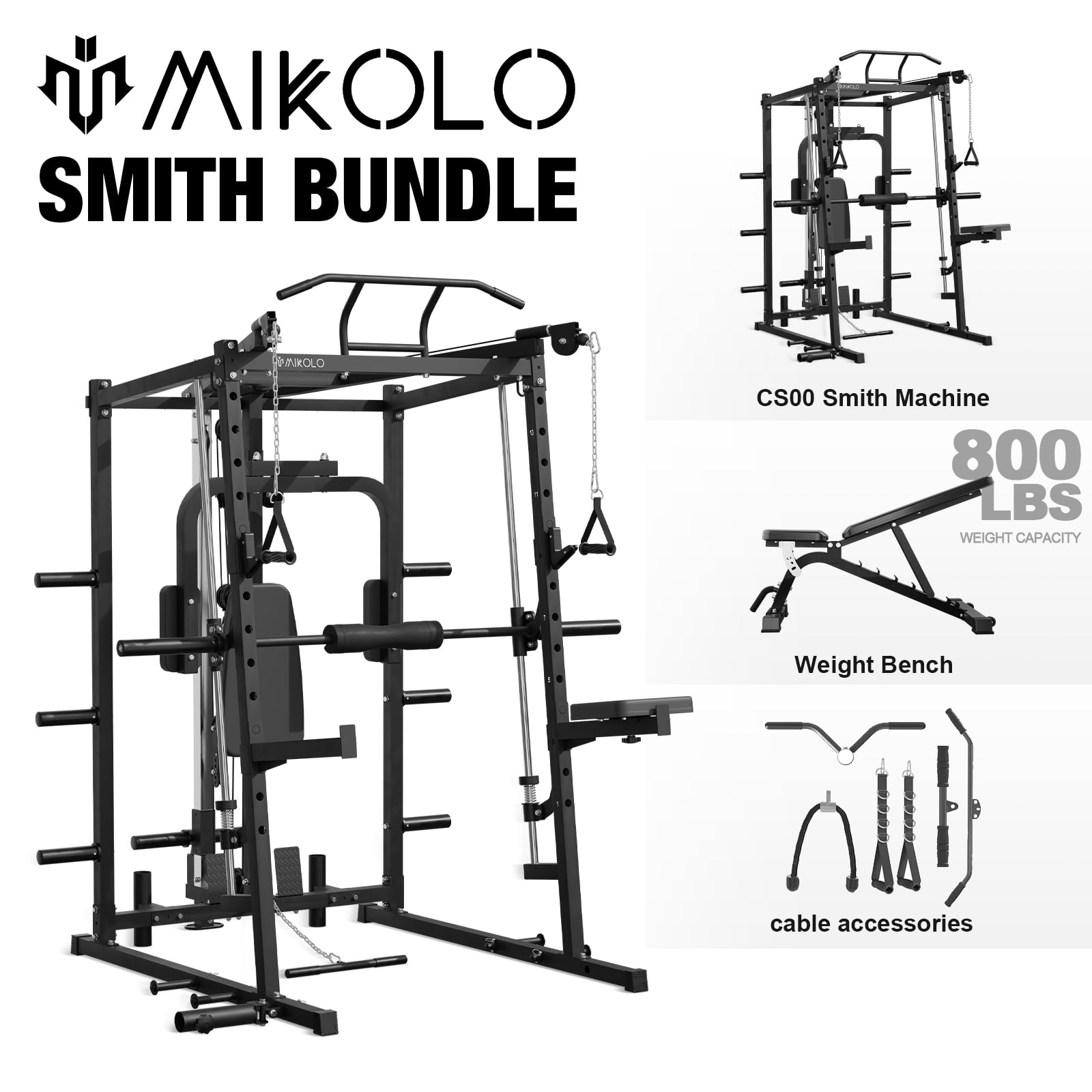 Weider foladable 8500 smith machine