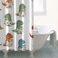 thumbnail image 4 of Dinosaurs with Hatching Eggs Pattern Shower Curtain 36"x72" ,Bathroom Decorative Shower Curtains Set with 12 Hooks,Modern Waterproof Washable Shower Curtain, 4 of 6