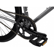 Golden Cycles Single Speed Fixie Bike – Lightweight Steel Frame, Flip-Flop Hub, 700c Wheels, Multiple Sizes & Deep V Rims (Asphalt, 45)