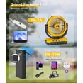 thumbnail image 3 of Ventilador portátil para acampar Korbot, 36000 mAh, recargable, 150 horas, 3 of 7