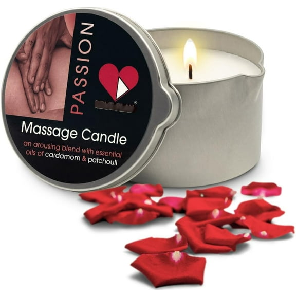 LOVE PLAY Passion Massage Oil Candle, Natural & Vegan