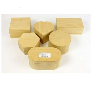 Crafter's Square Small Wooden Gift Boxes, 2x3.5x2 in. - Unfinished - Set of  (3)