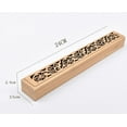 thumbnail image 2 of Incense Holder, Exquisite Structure Bamboo Incense Burner With Adjustable Metal Lever For Meditation, Yoga Room Decor, 2 of 5