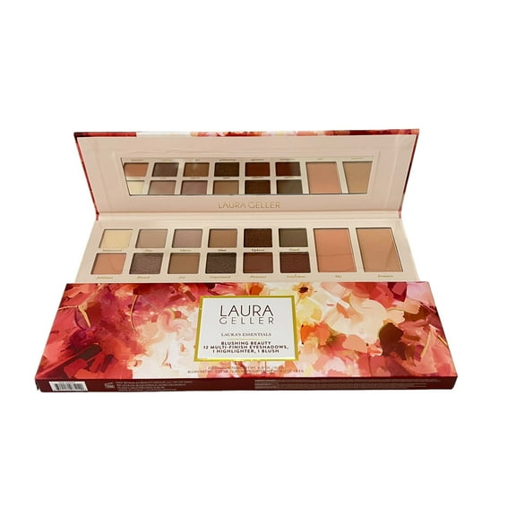 Laura Geller Blushing Beauty 12 Multi-Finish Eyeshadow, Highlighter, Blush Palette