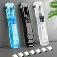 thumbnail image 2 of Milue Paper Clamp Dispenser Set with 8 Pcs Metal Refill Clips Clear Clamp Dispenser, 2 of 19