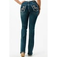 thumbnail image 3 of Grace in LA Women's Western Horse Embroidered Stretch Bootcut Jeans (29, Blue), 3 of 3