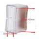 thumbnail image 5 of Protector de pies de silla Fundas para patas de silla Tapas de puntas de silla Pies rectangulares de silicona para pies de muebles, 5 of 6