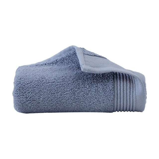 Facial Towel 13.38 in x 29.92 in Thick Striped Cotton Towel for Face Hand Bathing Hair Drying