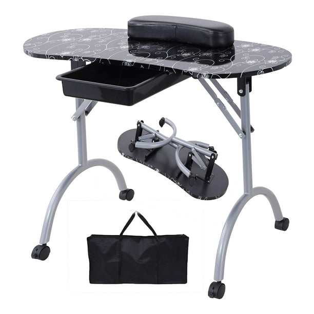 Nail Table Suncoo Portable Folding Station Desk Movable Tech Table For Home Spa Beauty Salon With Wrist Cushion Drawer 4 Lockable Wheels Carrying Bag 35 4 15 7 26 8 Walmart Com Walmart Com Nail Table Suncoo Portable Folding Station Desk Movable Tech Table For Home Spa Beauty Salon With Wrist Cushion Drawer 4 Lockable Wheels Carrying Bag 35 4 15 7 26 8 Walmart Com Walmart Com