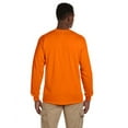 thumbnail image 2 of The Gildan Adult Ultra Cotton 6 oz Long Sleeve Pocket T-Shirt - SAFETY ORANGE - 2XL, 2 of 2