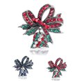 thumbnail image 3 of Broche de Noël Mode Strass Cloche Broche de Fête Broche Corsage, 3 of 10