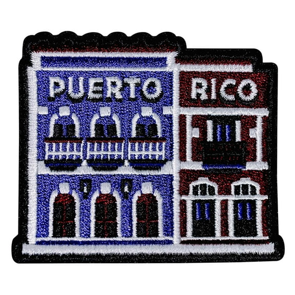 Puerto Rico Patch (Not an Iron-on Patch)