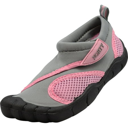 

NORTY Girls Water Shoes Child Female Lake River Shoes Grey Pink 12