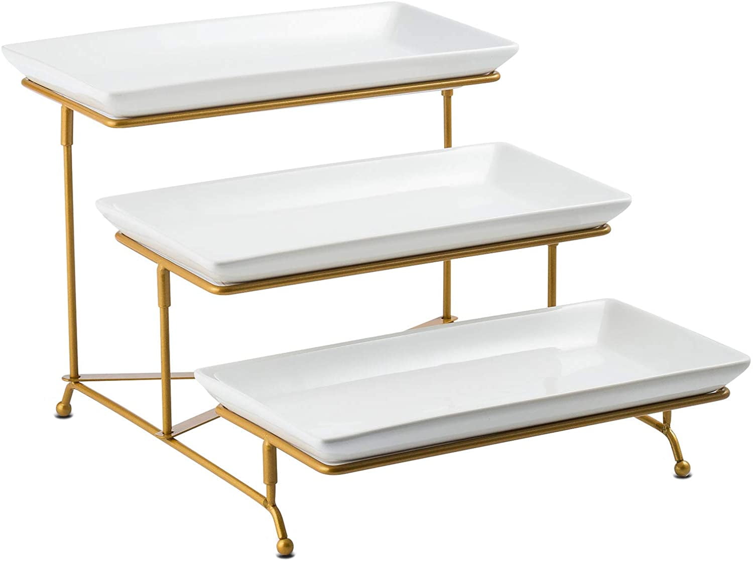 Collapsible 3 Tier Serving Stand with Porcelain UK Ubuy
