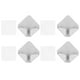 thumbnail image 2 of Organizador de enchufes, 4 piezas, soporte para cable de alimentación sin perforaciones, soporte para enchufe de alimentación autoadhesivo, diseño aerodinámico, 2 of 12