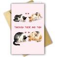 thumbnail image 1 of Tarjeta de felicitación RPJIEKINXU Gato divertido aniversario 20,5 x 13,5 cm, 1 of 7