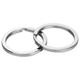 thumbnail image 4 of Sunmns Paquete de 24 llaveros planos, anillo dividido de metal para el hogar, llaves de coche, organizaciones, fabricación de joyas, 1 pulgada (plateado), 4 of 5