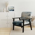 thumbnail image 2 of Designart "Beach Scandinavian Solitude III" Upholstered Abstract Accent Chair and Nautical & Coastal Arm Chair - Multiple Color & Pattern, 2 of 7