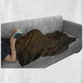thumbnail image 6 of Wooden Print Soft Flannel Fleece Blanket, Old Vintage Antique Timber Oak Background Rustic Floor Artisan Photo, Cozy Plush for Indoor and Outdoor Use, 60" x 80", Chestnut and Brown, by Ambesonne, 6 of 6