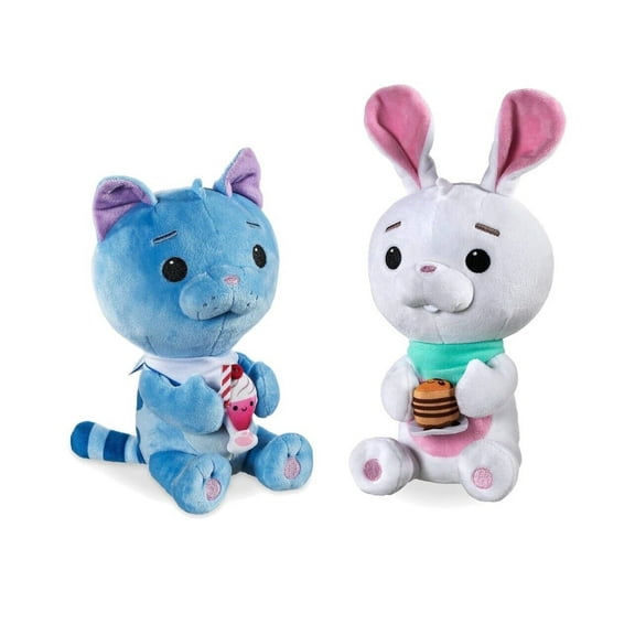 Pair Blue & White Bunny Funbun & Puddles Wreck-It Ralph 2 Breaks Internet