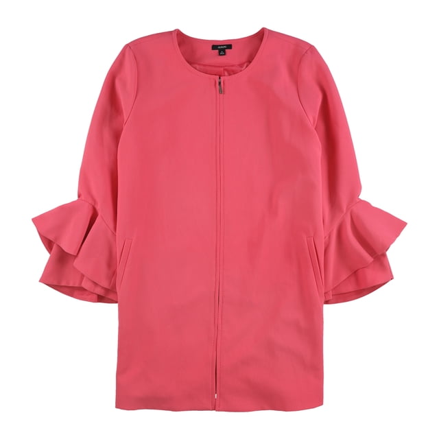 Alfani Womens Flared-Sleeve Jacket, Pink, X-Large
