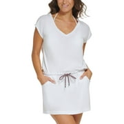 Tommy Hilfiger Womens V-Neck Dress Cover-Up