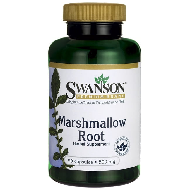 Swanson Marshmallow Root 500 mg 90 Capsules.