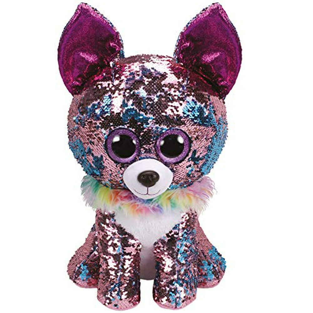 TY Flippables Sequin Plush - YAPPY the Chihuahua Dog (LARGE Size - 17 inch) - Walmart.com